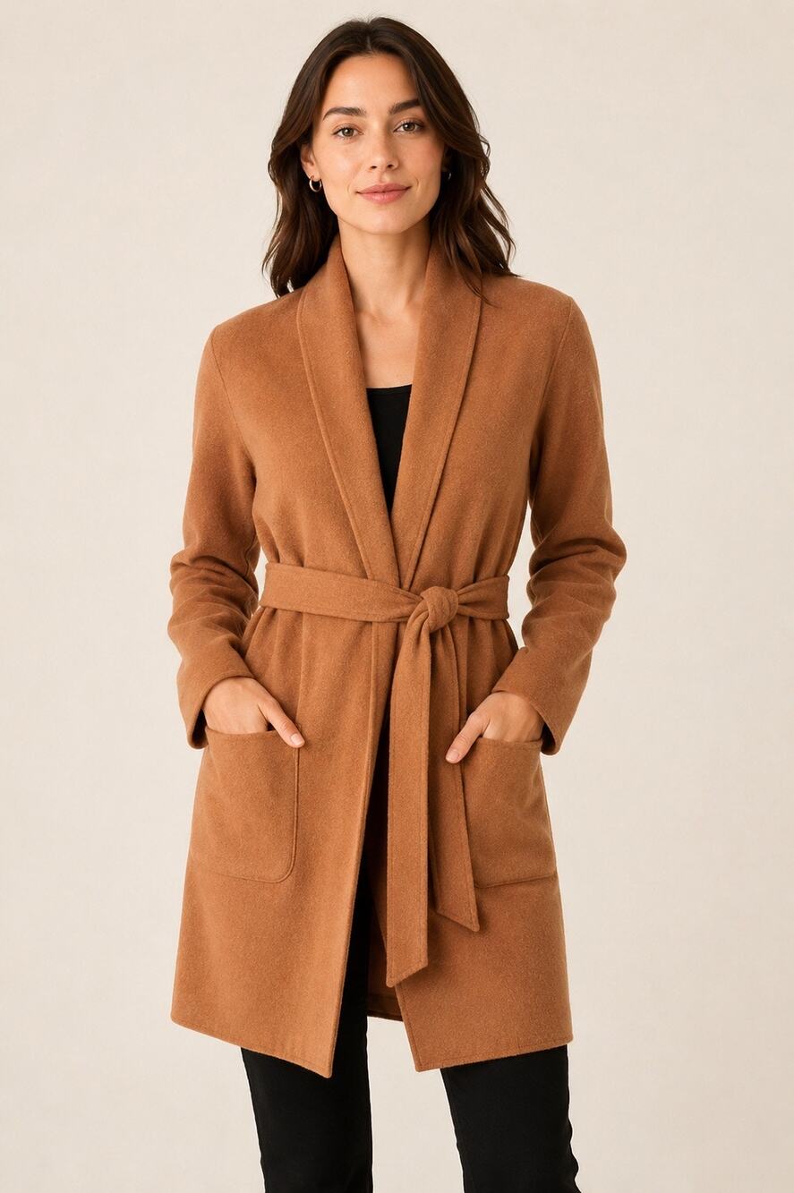 Nanette Lepore Sweater Blazer Jacket Camel